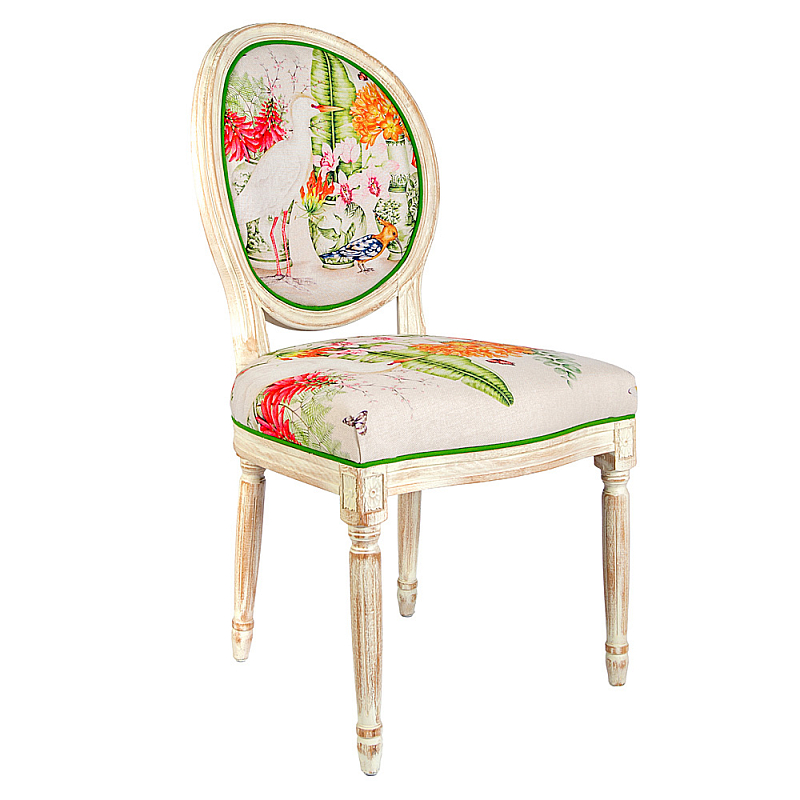 Стул White Heron and Hoopoe Stool Бежевый Мульти Стул White Heron and Hoopoe Stool Бежевый Мульти в Орле | Loft Concept