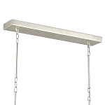 Люстра серебряная из пересекающихся прямоугольных элементов Intersecting Rectangles варинант исполнения - 3 | Loft Concept в Орле