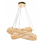 Люстра на 2 кольца с текстурной огранкой Reflection of Reality варинант исполнения - 1 | Loft Concept в Орле