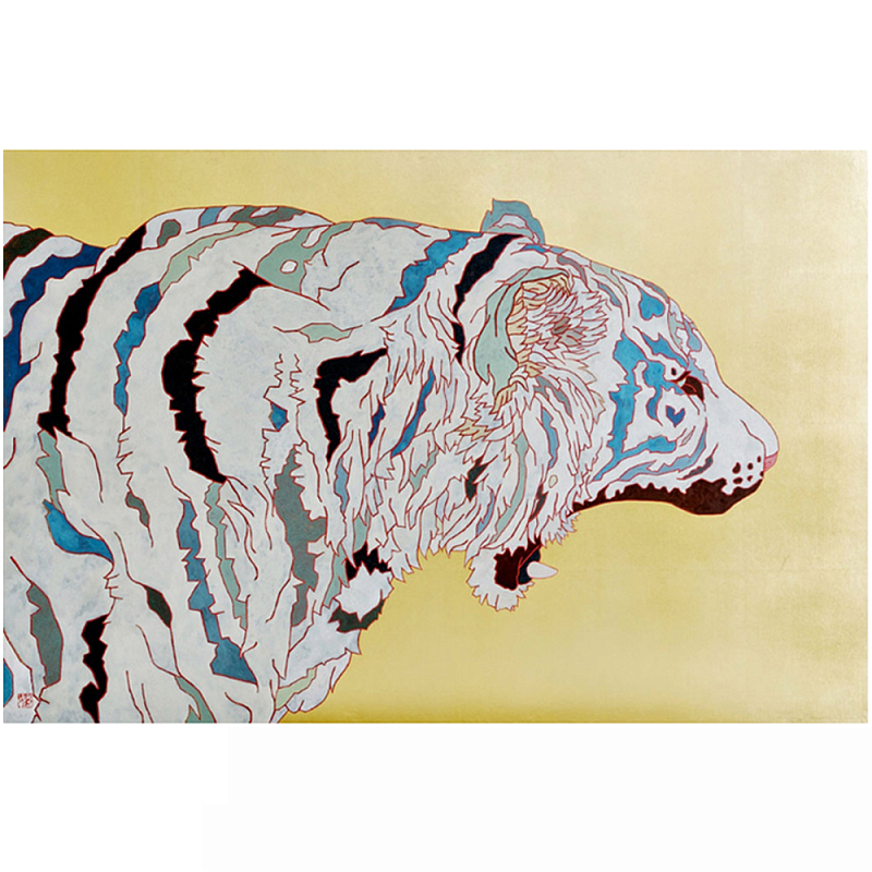 Картина белый Тигр White Predatory Tiger Мульти Картина белый Тигр White Predatory Tiger Мульти в Орле | Loft Concept