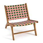 Кресло низкое из массива тика Barbados варинант исполнения - 2 | Loft Concept в Орле