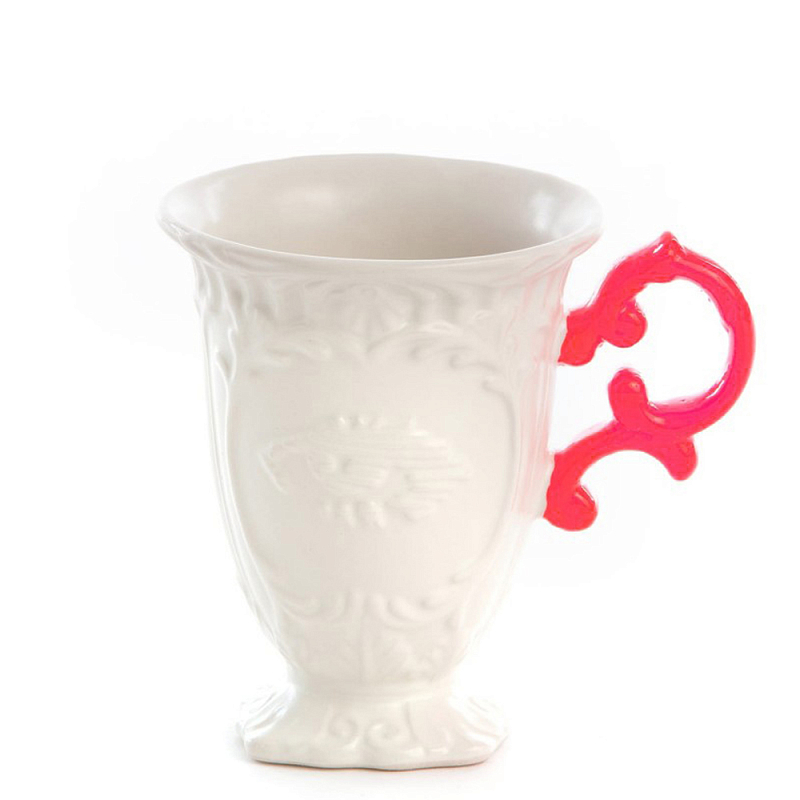Кружка Seletti I-Mug Fuchsia Белый Фуксия Кружка Seletti I-Mug Fuchsia Белый Фуксия в Орле | Loft Concept