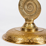 Кофейный стол из металла с круглой столешницей Table Gold Metal варинант исполнения - 3 | Loft Concept в Орле