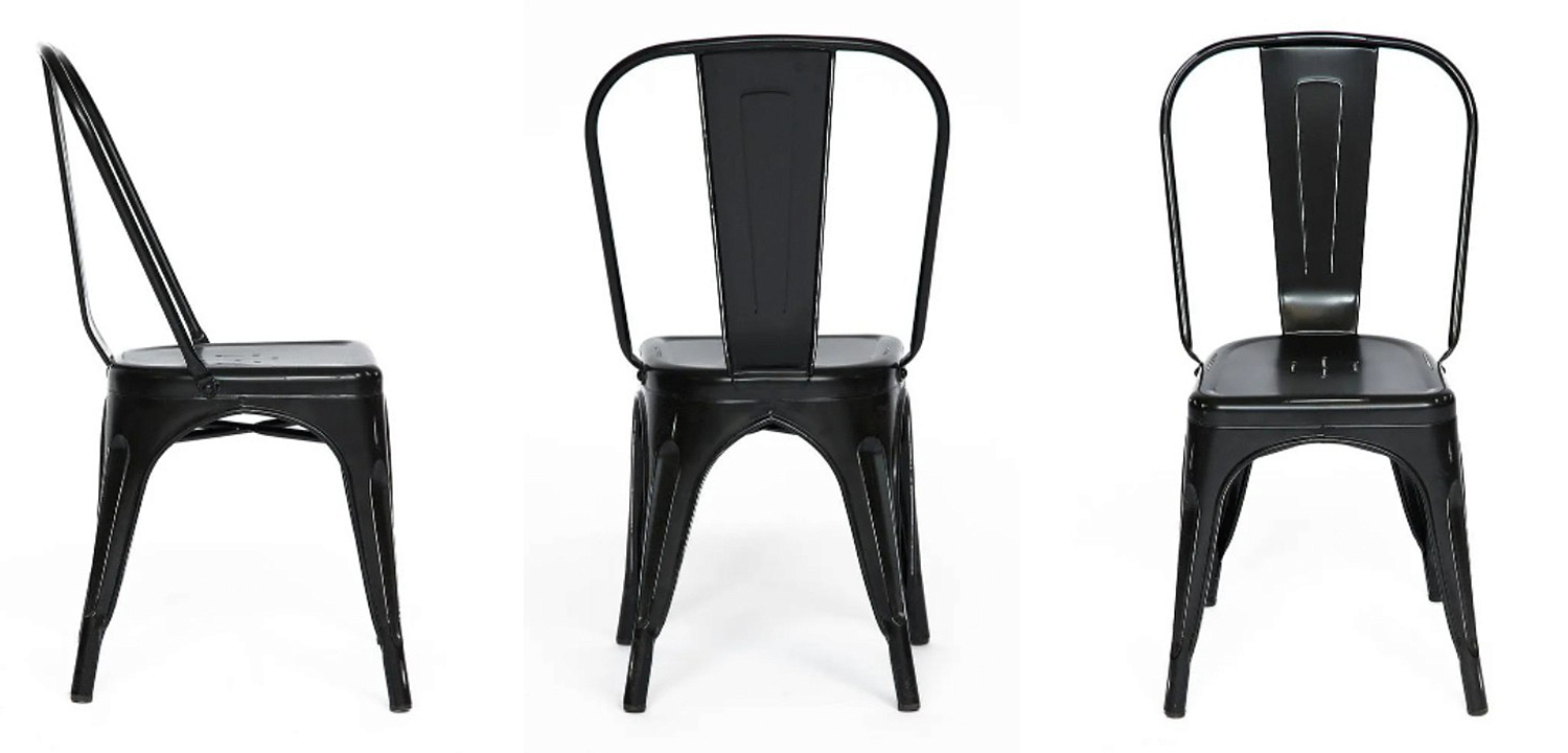 Стул Tolix black Стул Tolix black - Loft-Concept в Орле
