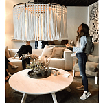 Люстра белая плетеная с кисточками Boho Tassel Chandelier варинант исполнения - 2 | Loft Concept в Орле