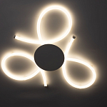 Люстра белого цвета с тремя изогнутыми светодиоидными плафонами Luke Lampco Tracer Lamp варинант исполнения - 2 | Loft Concept в Орле