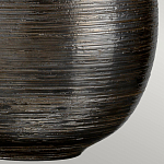 Настольная лампа с круглым фарфоровым основанием ручной работы с покрытием глазурью и белым абажуром из искусственного шелка Elstead Lighting варинант исполнения - 5 | Loft Concept в Орле