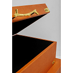 Комплект оранжевых чемоданов Golden Twigs варинант исполнения - 3 | Loft Concept в Орле