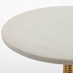 Кофейный стол с белой столешницей из мрамора Table White Marble варинант исполнения - 1 | Loft Concept в Орле