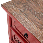 Деревянная ТВ-тумба в китайском стиле с 5-ю выдвижными ящиками Chinese TV Stand Red варинант исполнения - 3 | Loft Concept в Орле