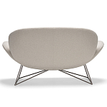 Дизайнерский двухместный диван Gio Ponti D.157.6  - DUE FOGLIE Sofa варинант исполнения - 5 | Loft Concept в Орле