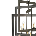 Люстра из пересекающихся квадратных элементов Intersecting Squares варинант исполнения - 1 | Loft Concept в Орле