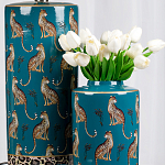 Ваза фарфоровая с крышкой Leopard Ccollection варинант исполнения - 4 | Loft Concept в Орле