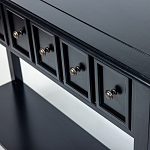 Черная консоль с выдвижными ящиками Monica варинант исполнения - 3 | Loft Concept в Орле