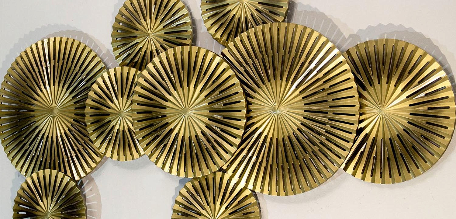 Арт-объект Apollo Brown and Gold Wall Plaque Disc gap 9 Арт-объект Apollo Brown and Gold Wall Plaque Disc gap 9 - Loft-Concept в Орле