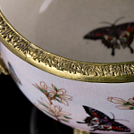 Фарфоровая чаша с бронзовыми элементами Eden Garden варинант исполнения - 6 | Loft Concept в Орле