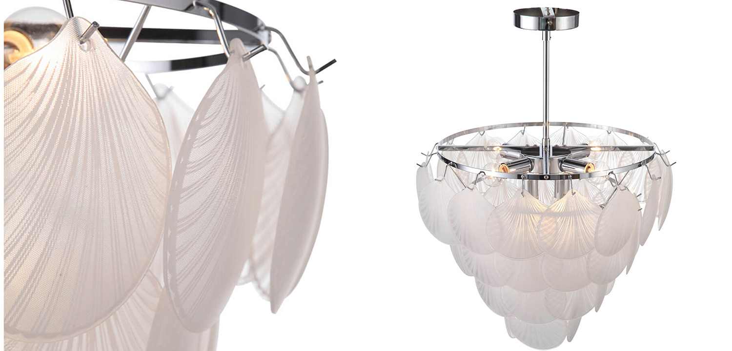 Люстра Glass Shells Suspension Chandelier Люстра Glass Shells Suspension Chandelier - Loft-Concept в Орле