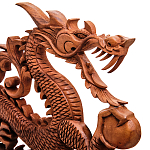 Панно из дерева дракон Panel With Animals варинант исполнения - 2 | Loft Concept в Орле