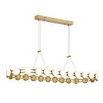 Люстра овальная с круглыми светодиодными источниками света Maxine Light варинант исполнения - 1 | Loft Concept в Орле