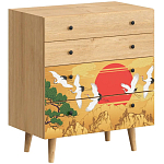 Комод с принтом на ящиках Elise Chest of Drawers варинант исполнения - 16 | Loft Concept в Орле