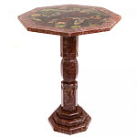 Кофейный стол из натуральных камней Лемезит и Яшма Natural Stone Tables варинант исполнения - 7 | Loft Concept в Орле