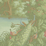 Обои ручная роспись Le Brésil Pastel варинант исполнения - 1 | Loft Concept в Орле