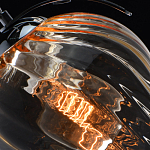 Подвесной светильник со стеклянном плафоном в форме бокала Kaleido варинант исполнения - 10 | Loft Concept в Орле