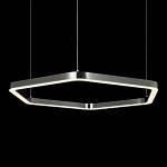 Люстра подвесная светодиодная в форме шестиугольника Диаметр 100 см Hexagon Horizontal варинант исполнения - 4 | Loft Concept в Орле