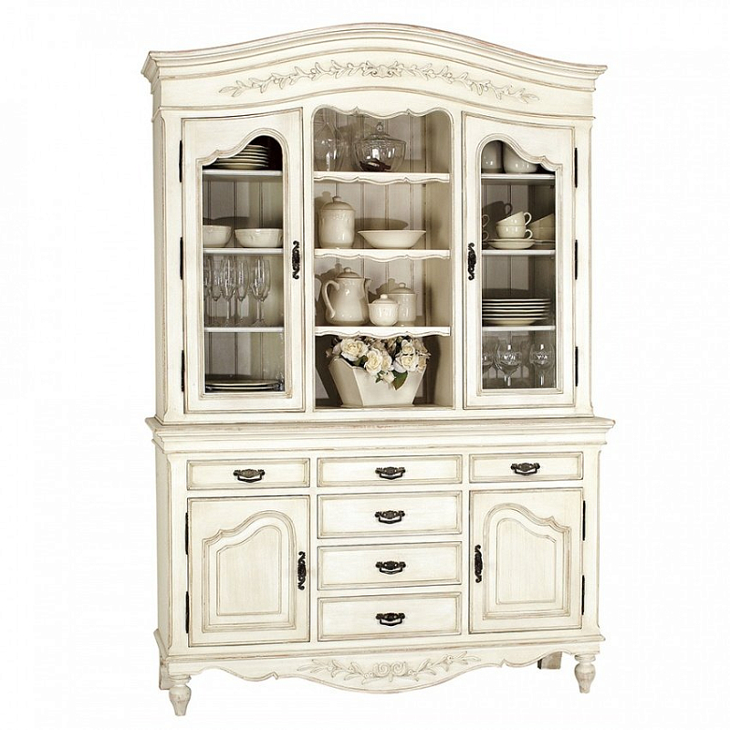Большой Буфет BUFFET VAISSELIER BLANC 2 PORTES EN BOIS ROMANCE PPZB Белый Большой Буфет BUFFET VAISSELIER BLANC 2 PORTES EN BOIS ROMANCE PPZB Белый в Орле | Loft Concept