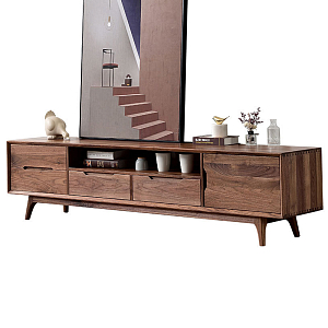 Тумба под телевизориз массива дерева TV Stand made of Walnut Wood