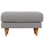 Мягкий пуф на деревянных ножках Garner Pouf Light варинант исполнения - 2 | Loft Concept в Орле