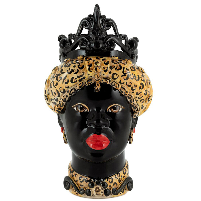 Ваза Abhika VASE MORO LADY MEDIUM Коричневый в Орле | Loft Concept 