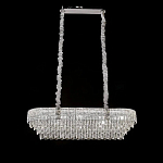 Люстра овальная с каскадом из прозрачного хрусталя Constant Sparks варинант исполнения - 3 | Loft Concept в Орле