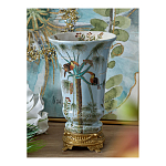 Ваза из фарфора с бронзовыми элементами Tropical Garden варинант исполнения - 6 | Loft Concept в Орле