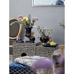 Менажница темно-синяя фарфоровая с бронзовой фигуркой ангела Eden Garden варинант исполнения - 6 | Loft Concept в Орле