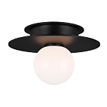 Потолочный светильник с шарообразным плафоном из белого матового стекла Generation Lighting варинант исполнения - 2 | Loft Concept в Орле