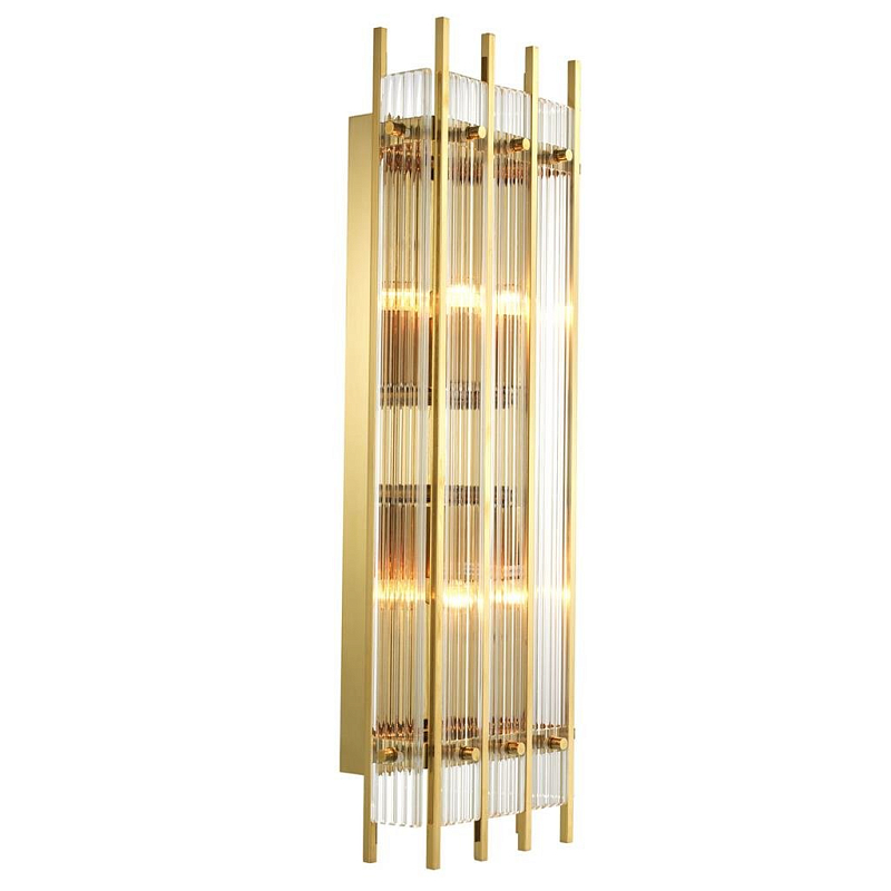 Бра Wall Lamp Sparks L Gold Глянцевое золото Прозрачный (Transparent) Бра Wall Lamp Sparks L Gold Глянцевое золото Прозрачный (Transparent) в Орле | Loft Concept
