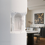 Встраиваемый в стену гипсовый светильник под покраску с колоннами и арками в античном стиле Antiquity Athena варинант исполнения - 15 | Loft Concept в Орле