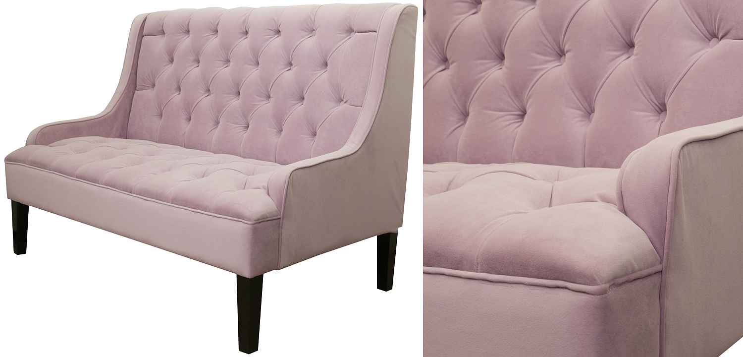 Диван Folket Sofa velour pink Диван Folket Sofa velour pink - Loft-Concept в Орле