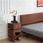 Тумбочка прикроватная с ящиком и дверцей Робот Robot Desk варинант исполнения - 8 | Loft Concept в Орле