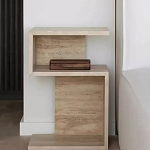 Дизайнерский журнальный стол фигурный с полками Gulip варинант исполнения - 1 | Loft Concept в Орле