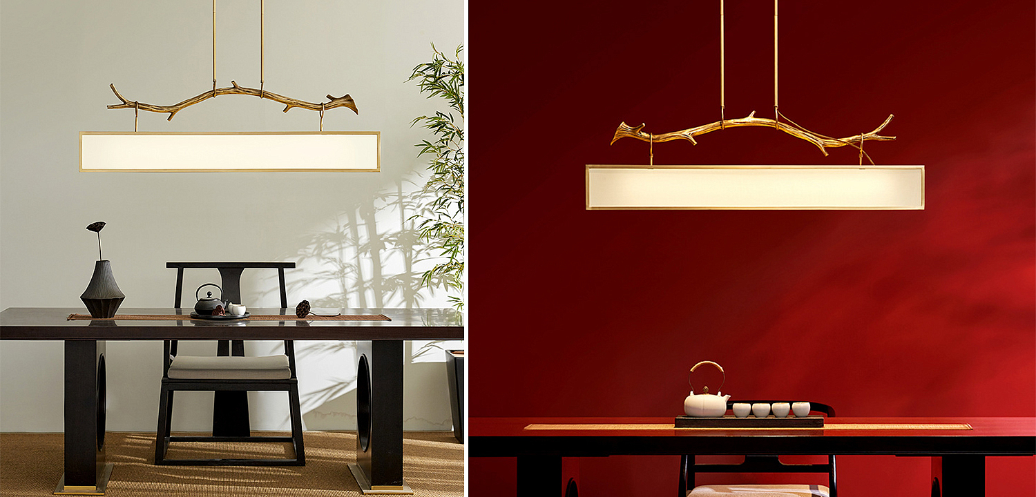 Дизайнерская прямоугольная люстра с золотой веткой Rectangular chandelier golden branch Дизайнерская прямоугольная люстра с золотой веткой Rectangular chandelier golden branch - Loft-Concept в Орле