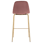 Барный стул на золотистых ножках VENDRAMIN Pink варинант исполнения - 5 | Loft Concept в Орле