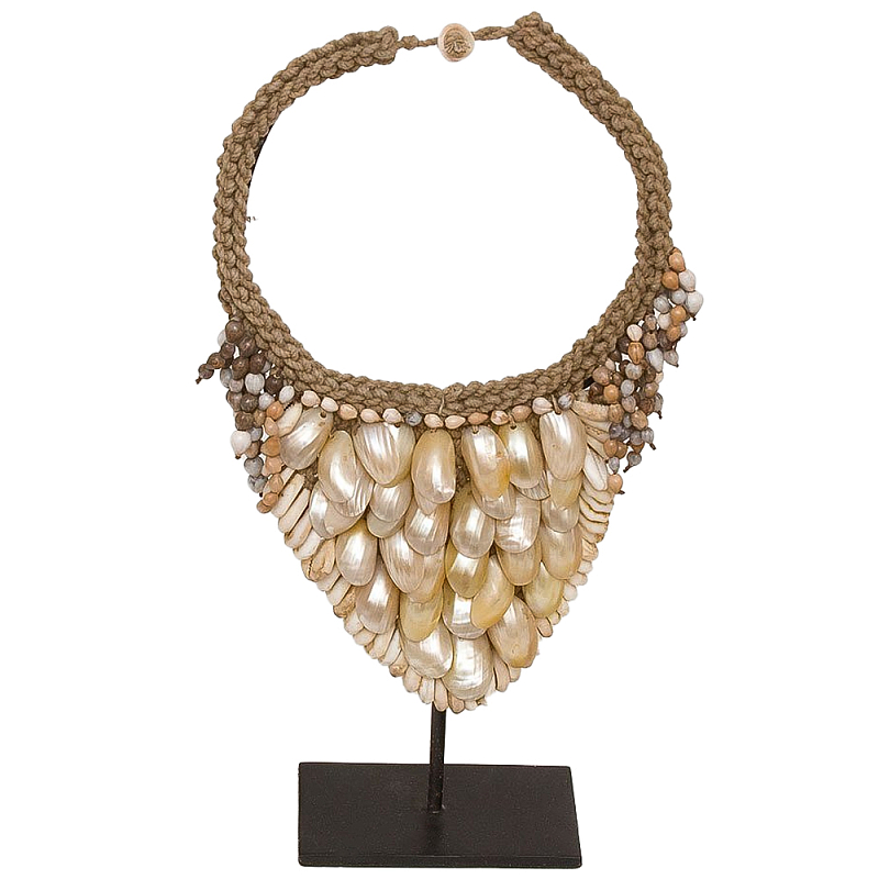 Этническое ожерелье с перламутровыми ракушками Mother of Pearl Shell Necklace Бежевый Перламутровый Этническое ожерелье с перламутровыми ракушками Mother of Pearl Shell Necklace Бежевый Перламутровый в Орле | Loft Concept