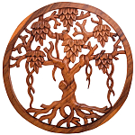 Панно из дерева Wood Panel With Trees варинант исполнения - 1 | Loft Concept в Орле