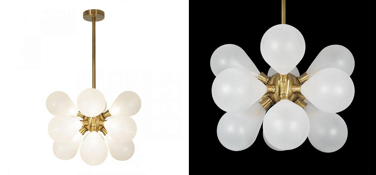 Люстра Simonet Chandelier White 50 см Люстра Simonet Chandelier White 50 см - Loft-Concept в Орле