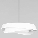 Подвесной светильник круглый белого цвета из металла Vita Cuna варинант исполнения - 1 | Loft Concept в Орле