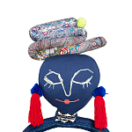 Кукла из одежды и павлопосадских платков Rusalka Blue Jeans варинант исполнения - 2 | Loft Concept в Орле