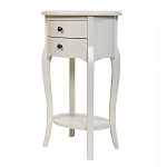 Белая тумба на фигурных ножках Shelby варинант исполнения - 2 | Loft Concept в Орле