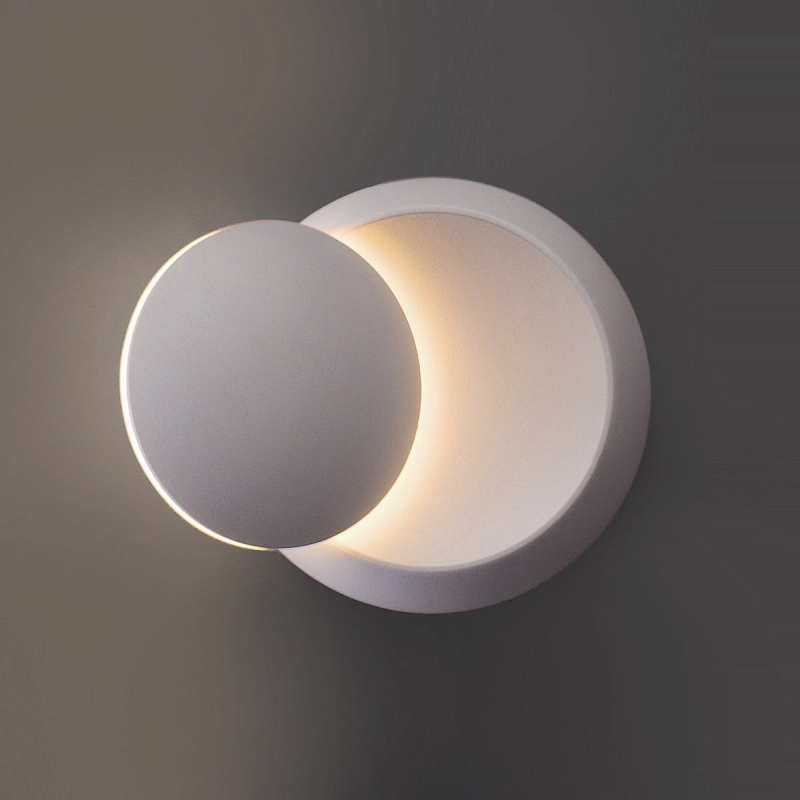 Бра Light Point Luna Wall Lamp White Белый Бра Light Point Luna Wall Lamp White Белый в Орле | Loft Concept